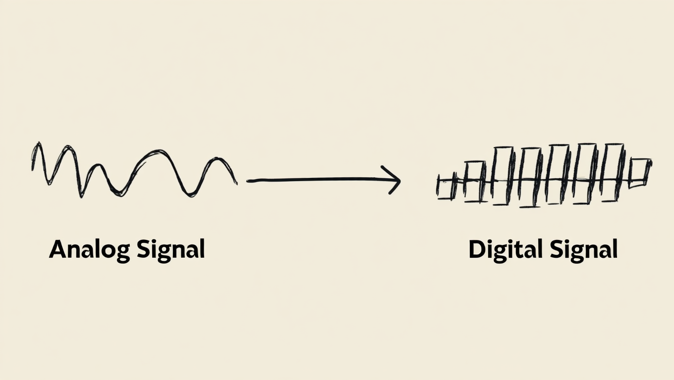continuous vs discrete signal