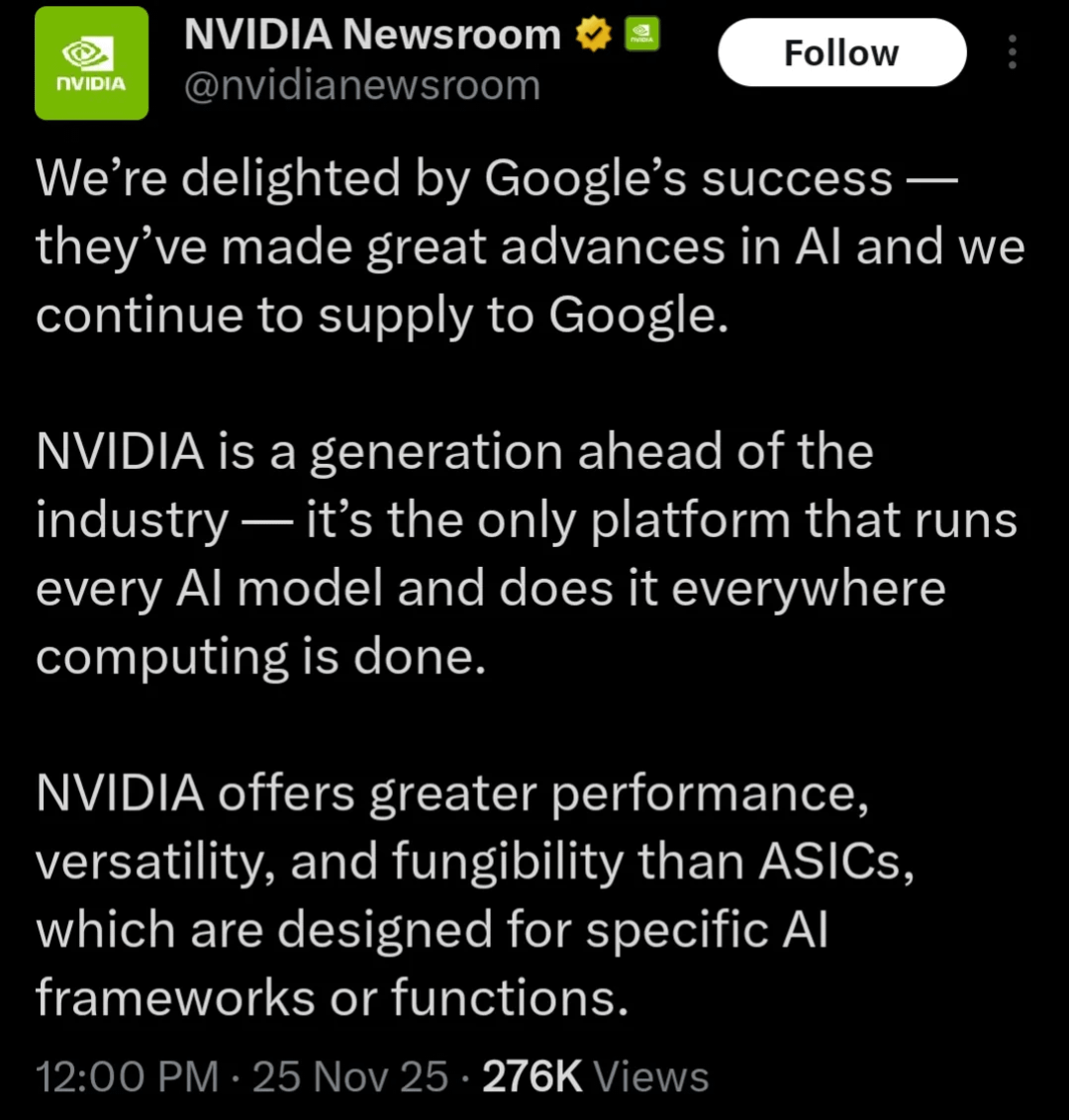 NVIDIA CEO reaction